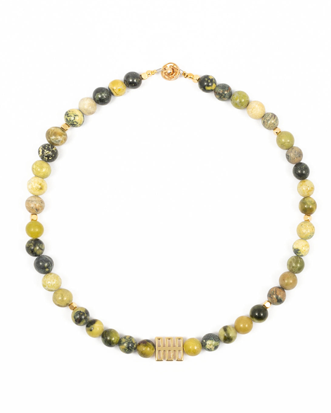 Grass Yellow Turquoise Choker