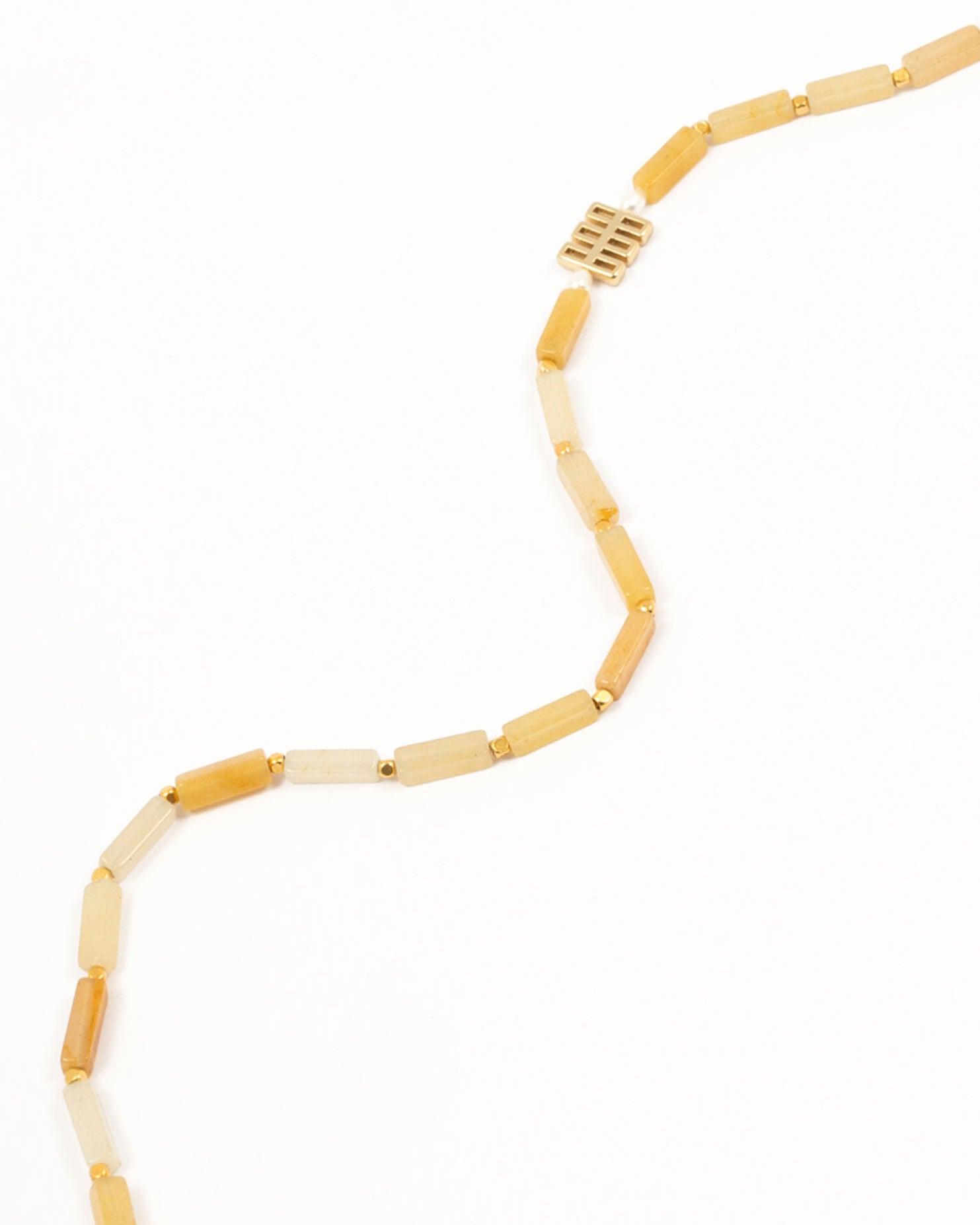 Yellow Quartz Necklace