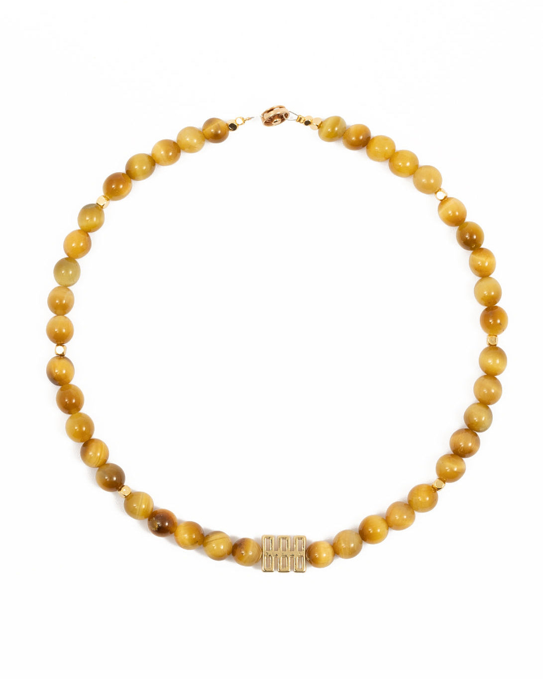 Yellow Tiger Eye Choker