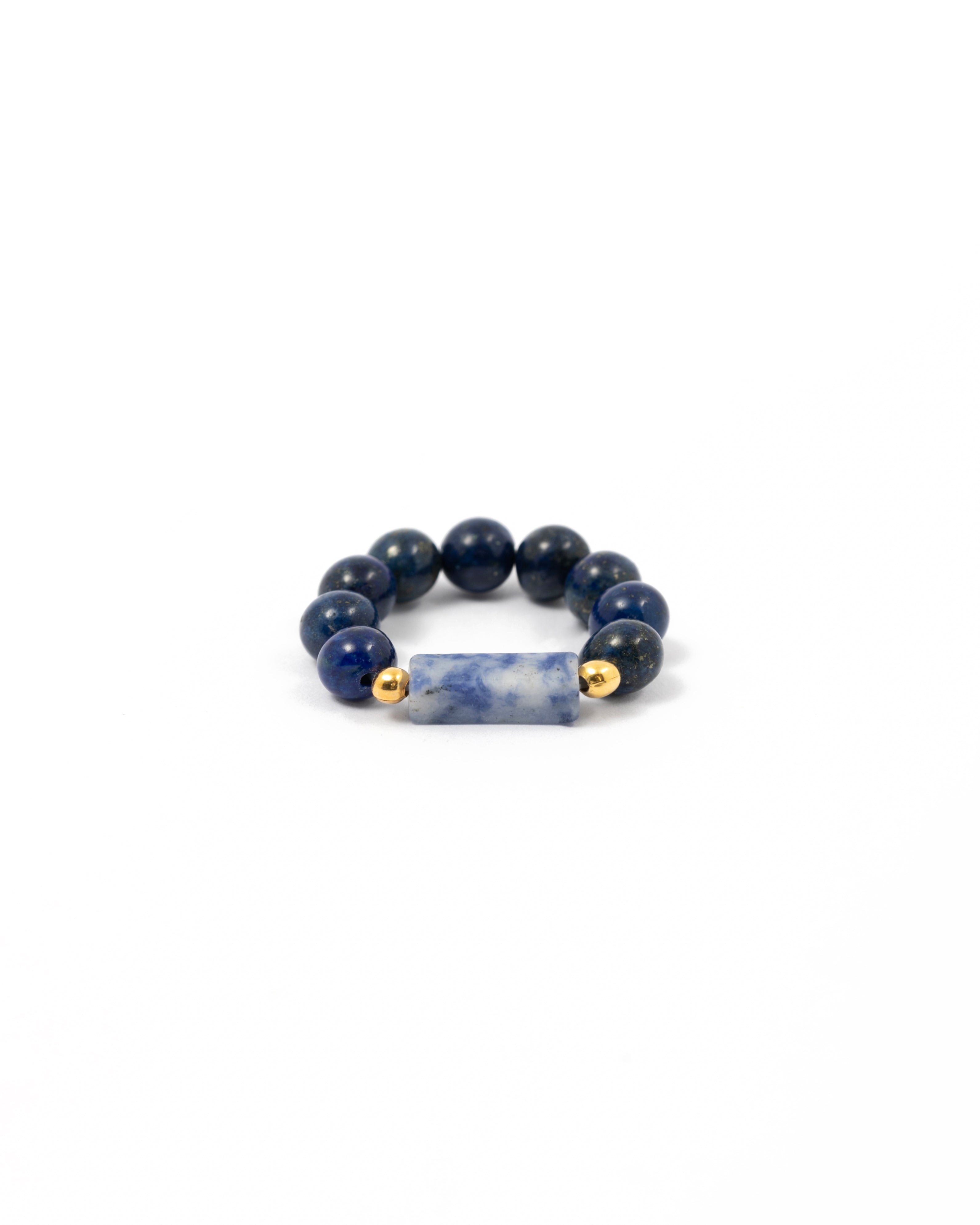 Lapis Lazuli Ring with Sodalite