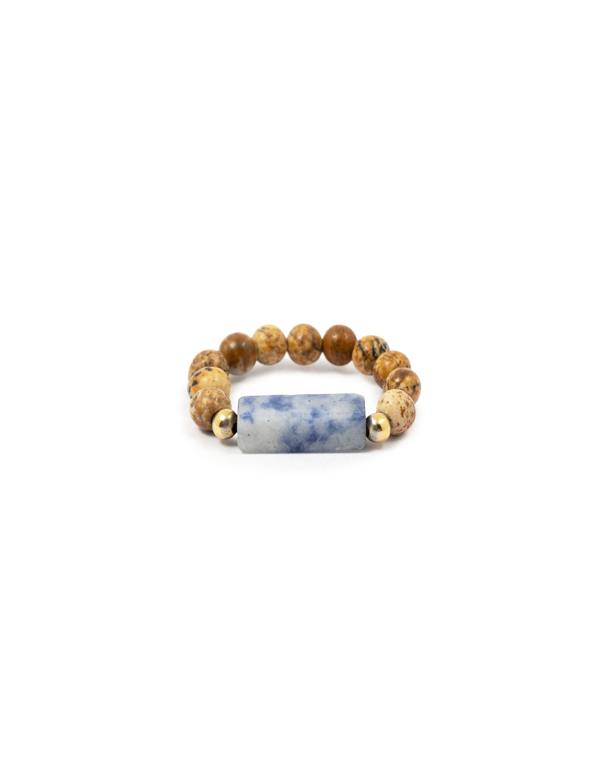 Pictoral Ring with Sodalite