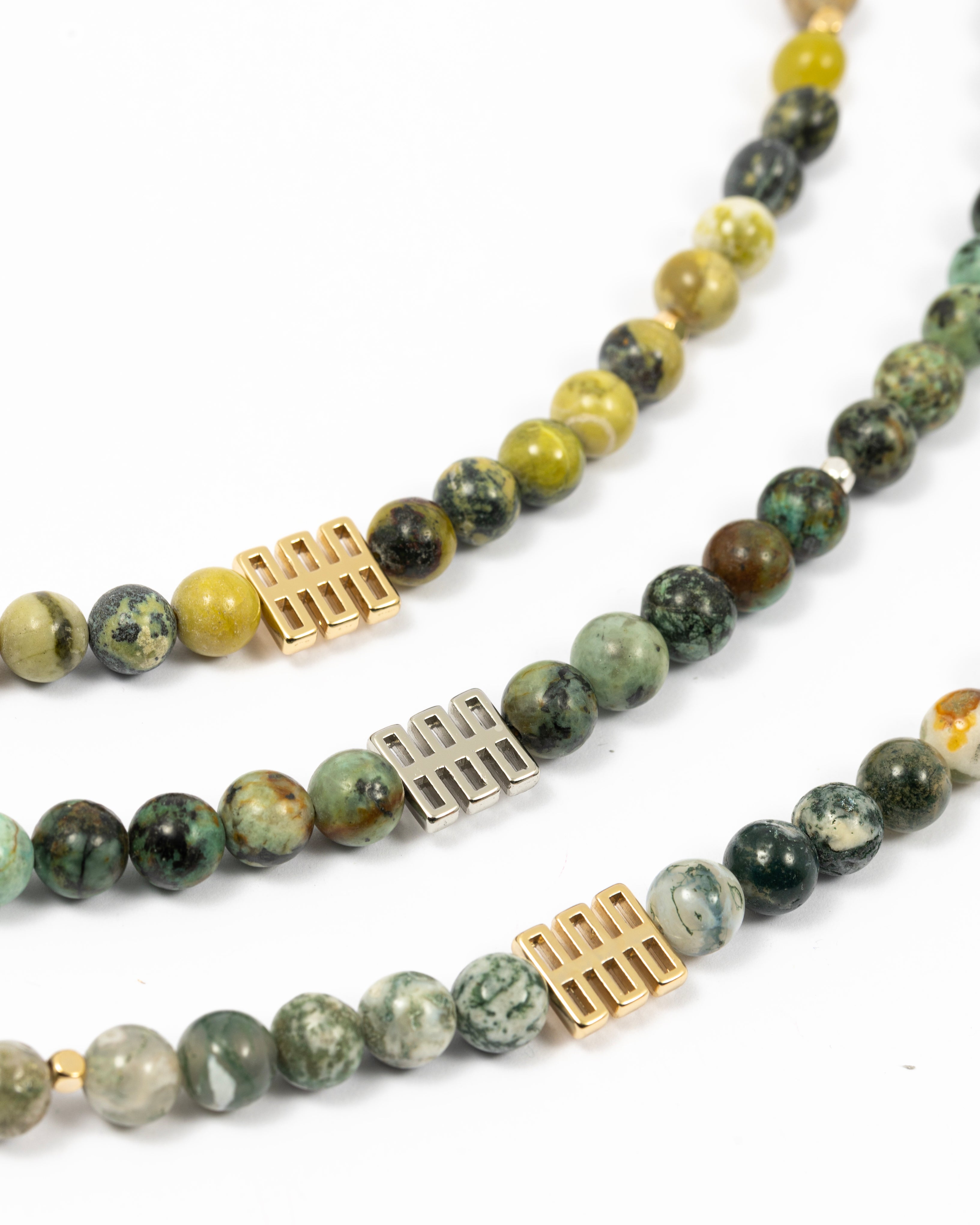 Grass Yellow Turquoise Choker