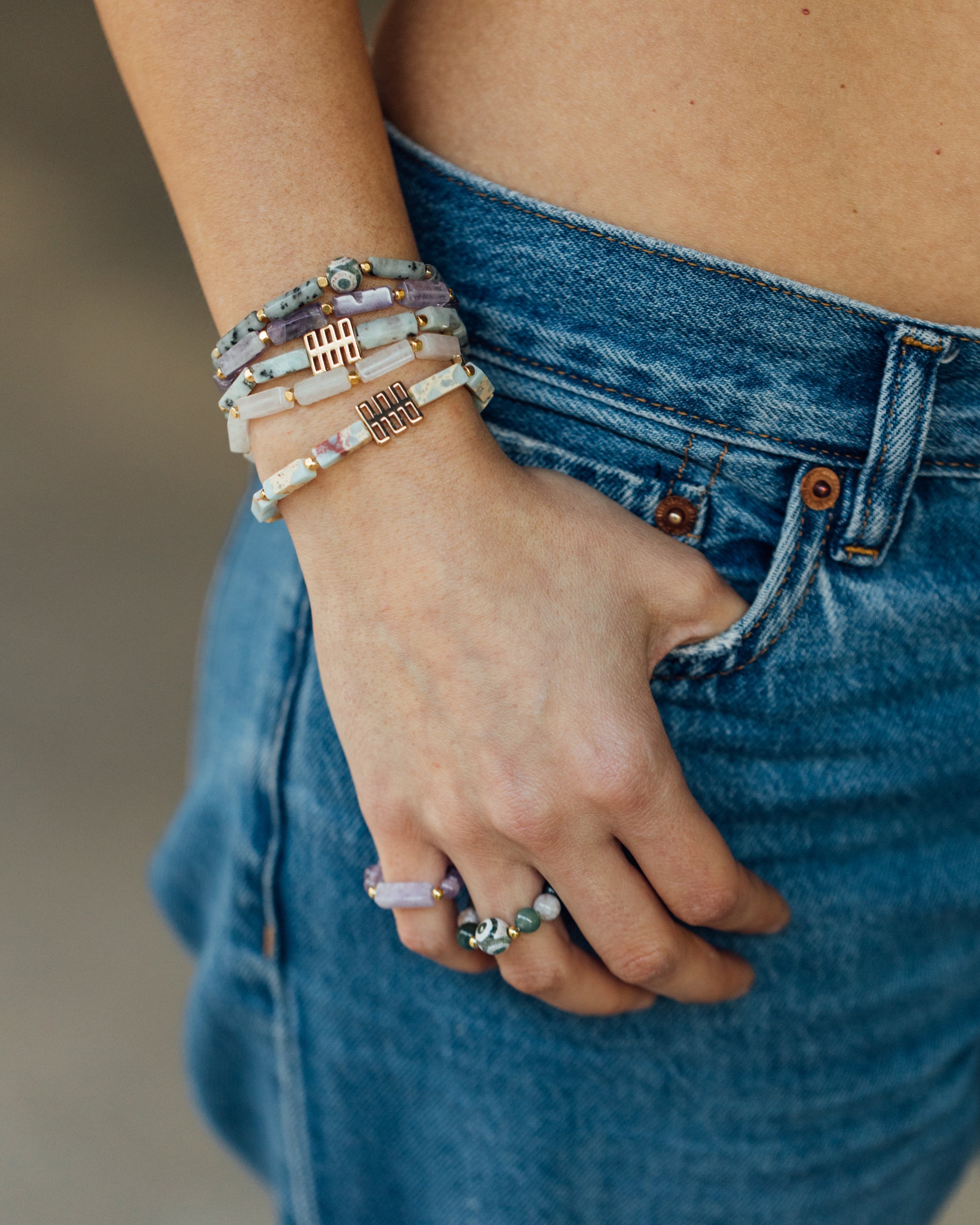 Indian Agate Eye Ring