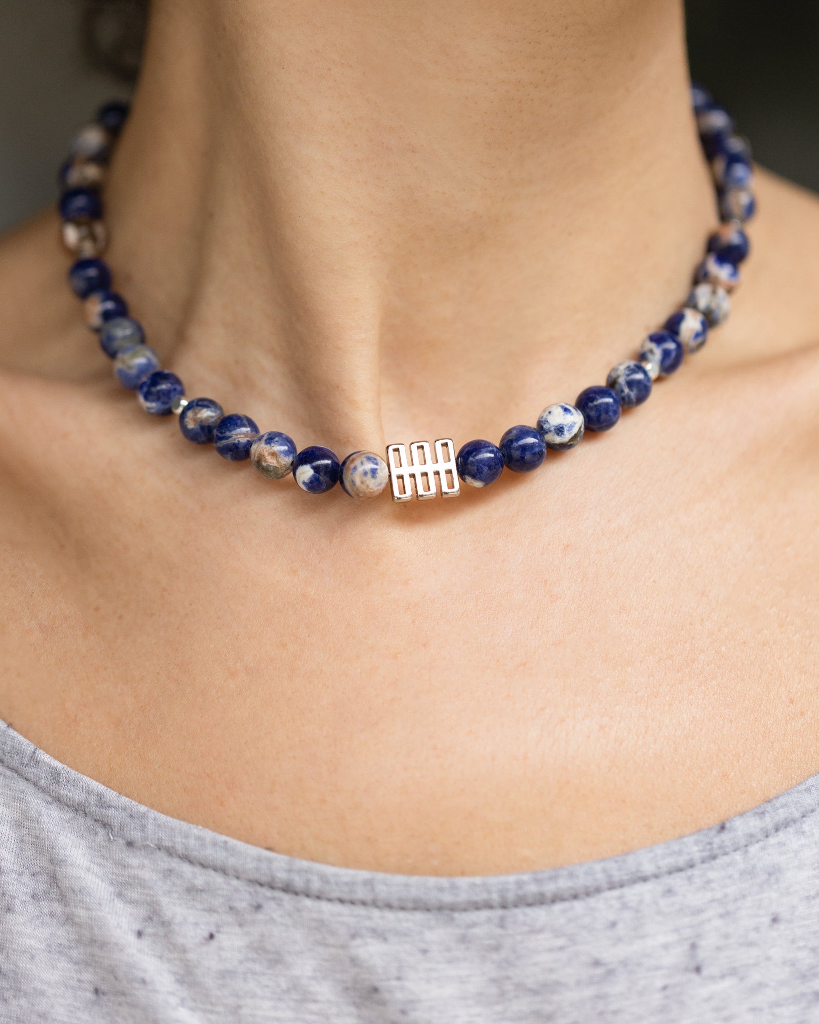 Sodalite Choker