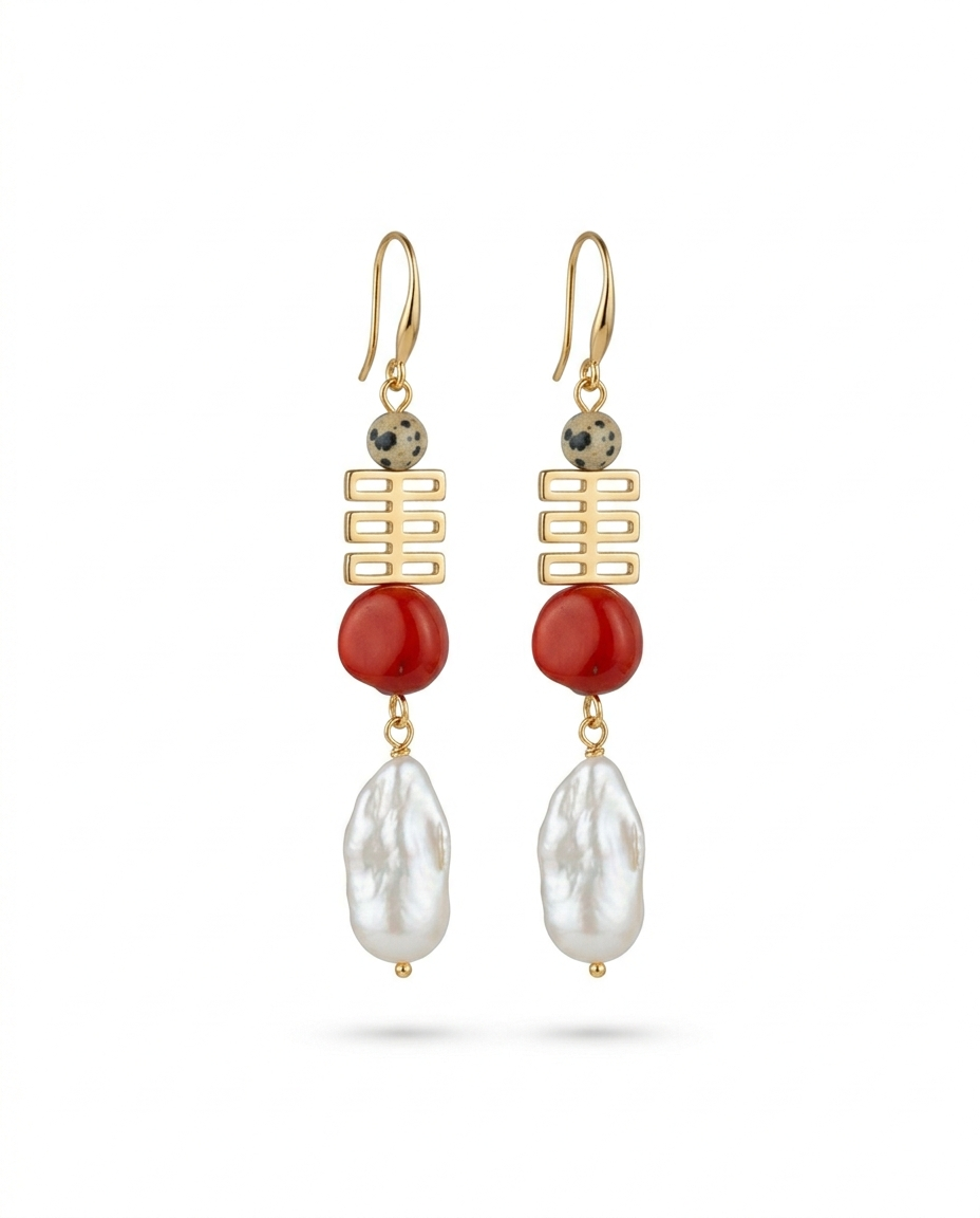 Scarlet Drop Earring