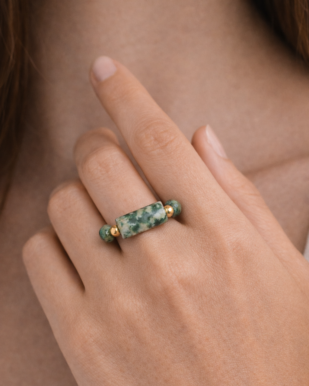 African Turquoise Ring
