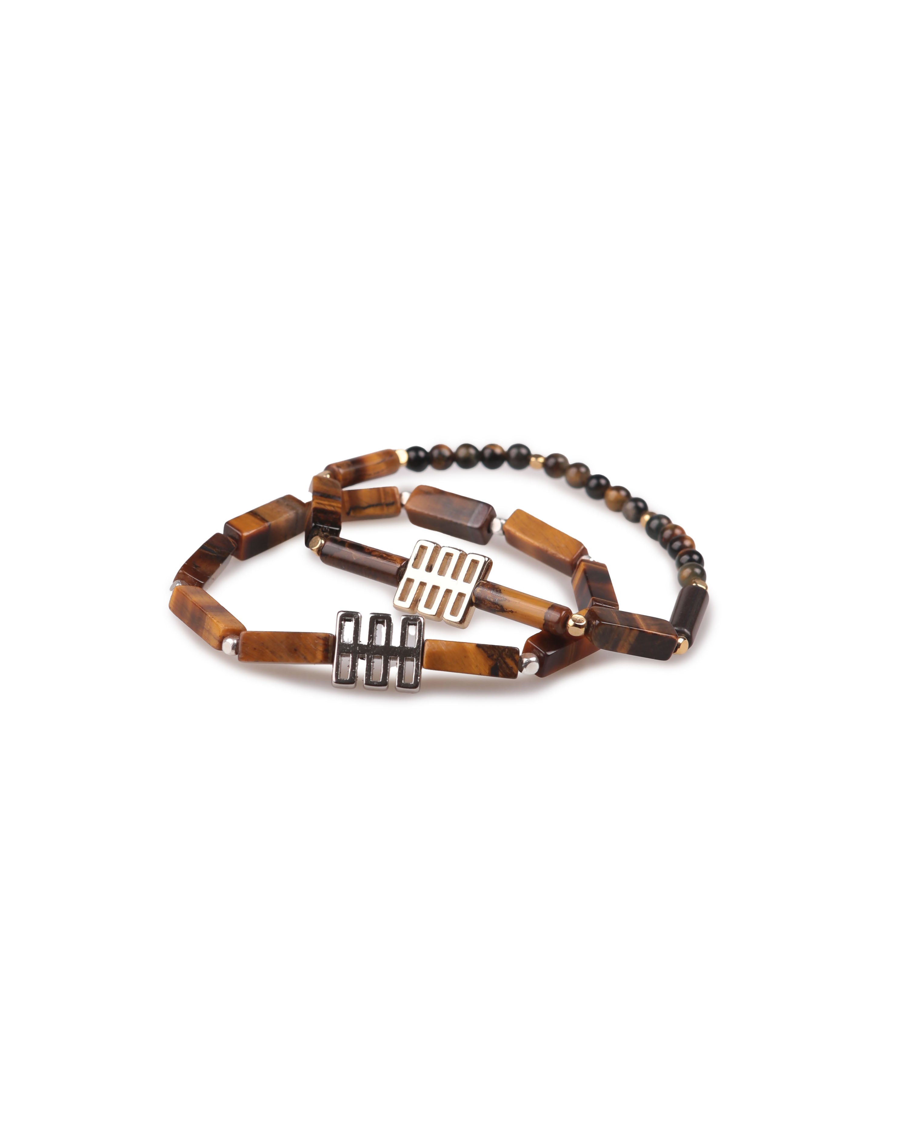 Brown Tiger Eye Mix Bracelet