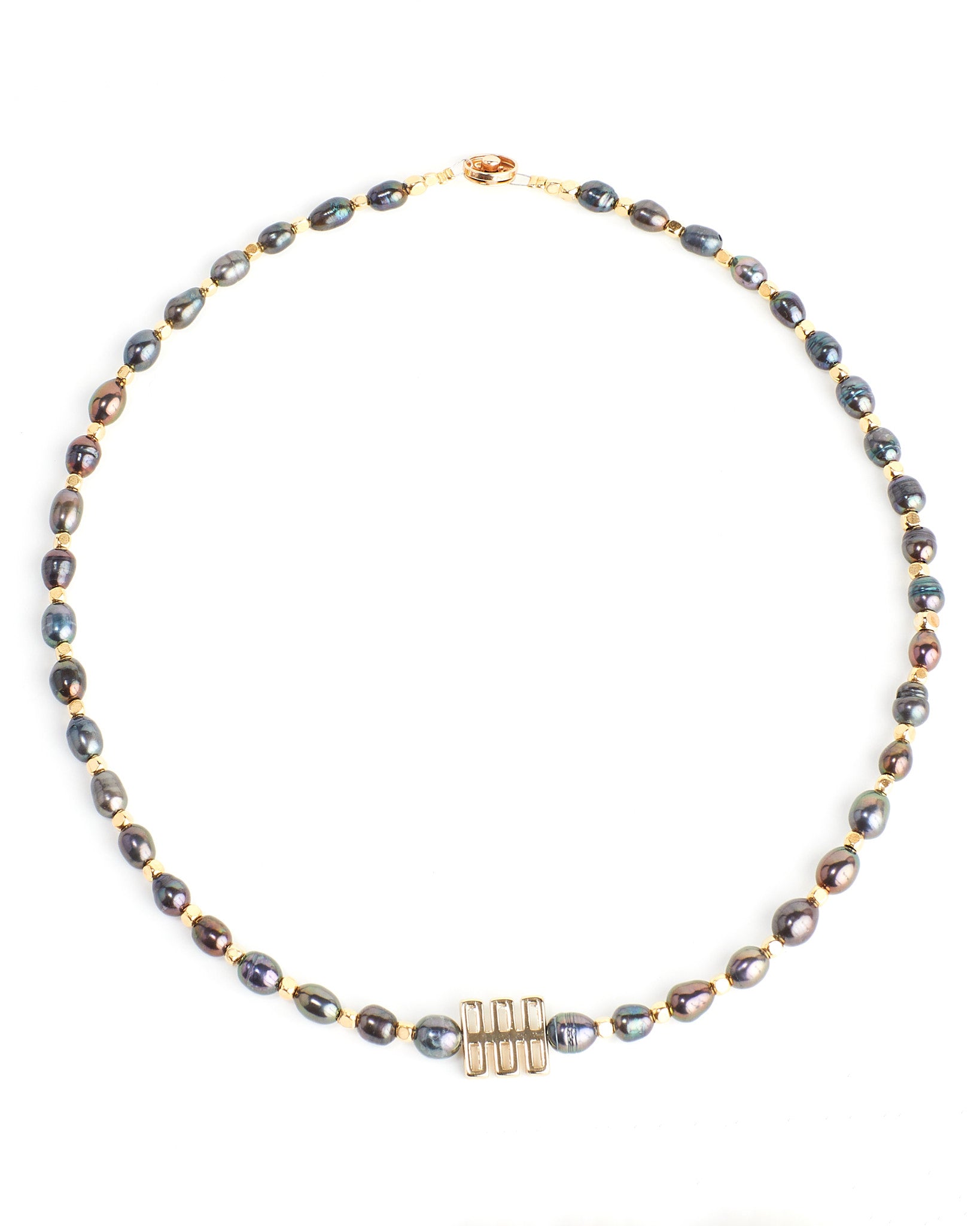 Black Pearl Necklace