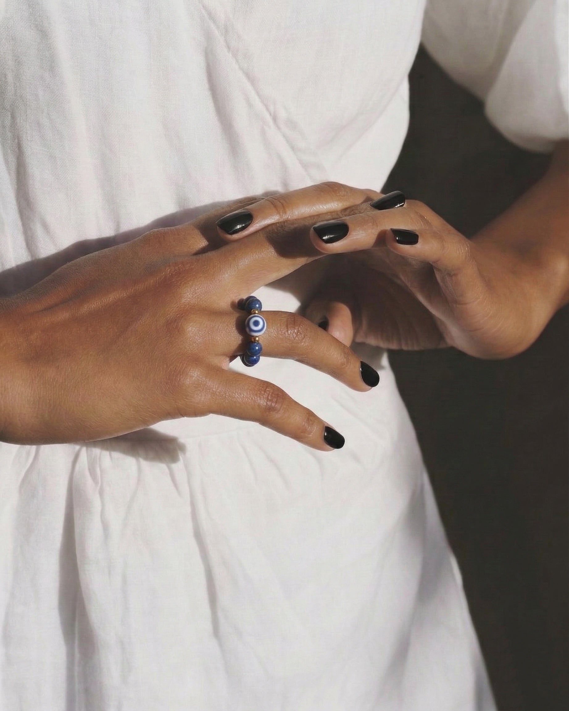 Lapis Lazuli Eye Ring