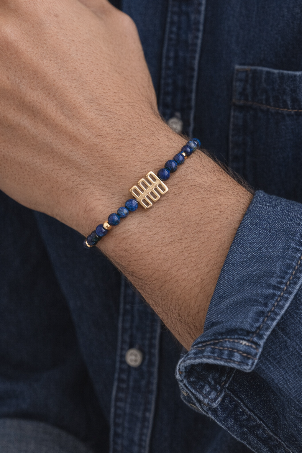 Lapis Lazuli Sphere Bracelet