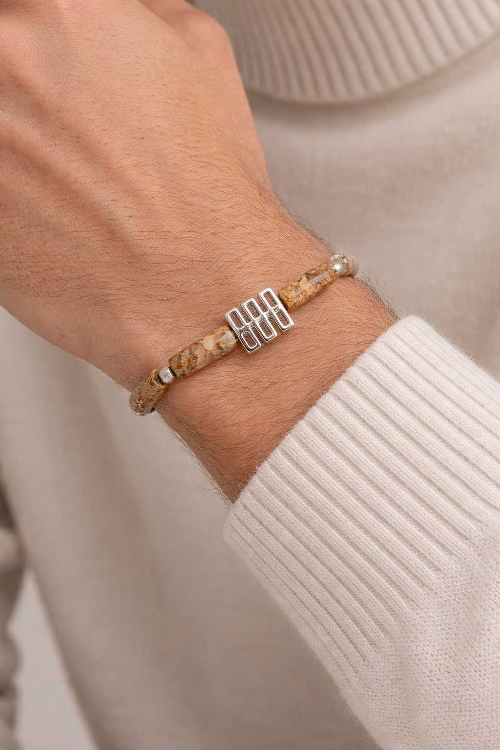 Picture Jasper Mix Bracelet