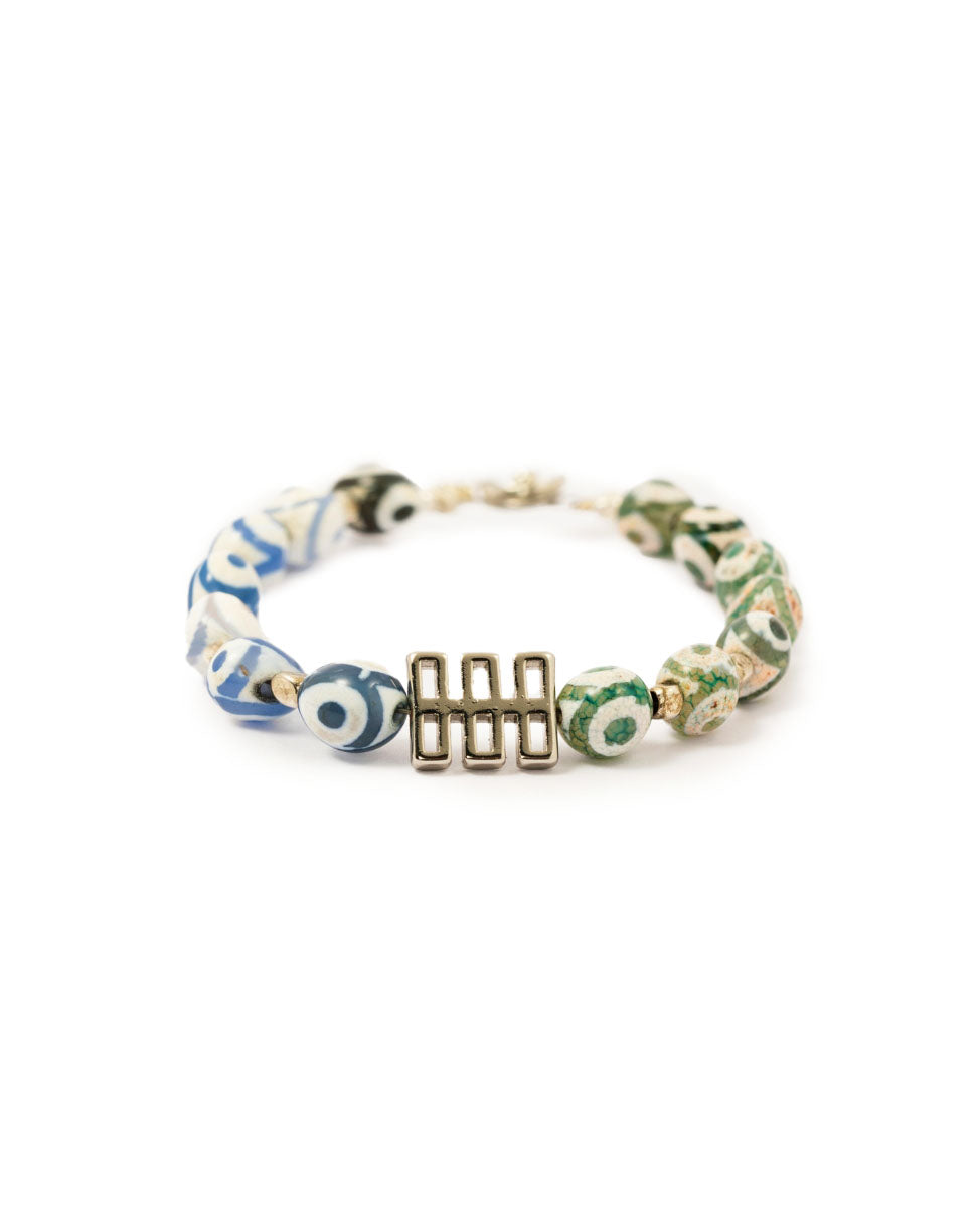 Green and Blue Eye Bracelet