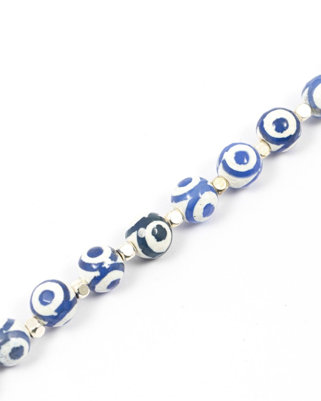 Green and Blue Eye Necklace