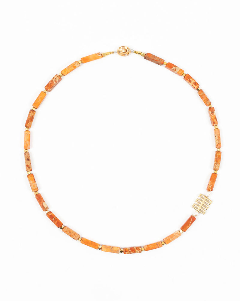 Orange Jasper Necklace