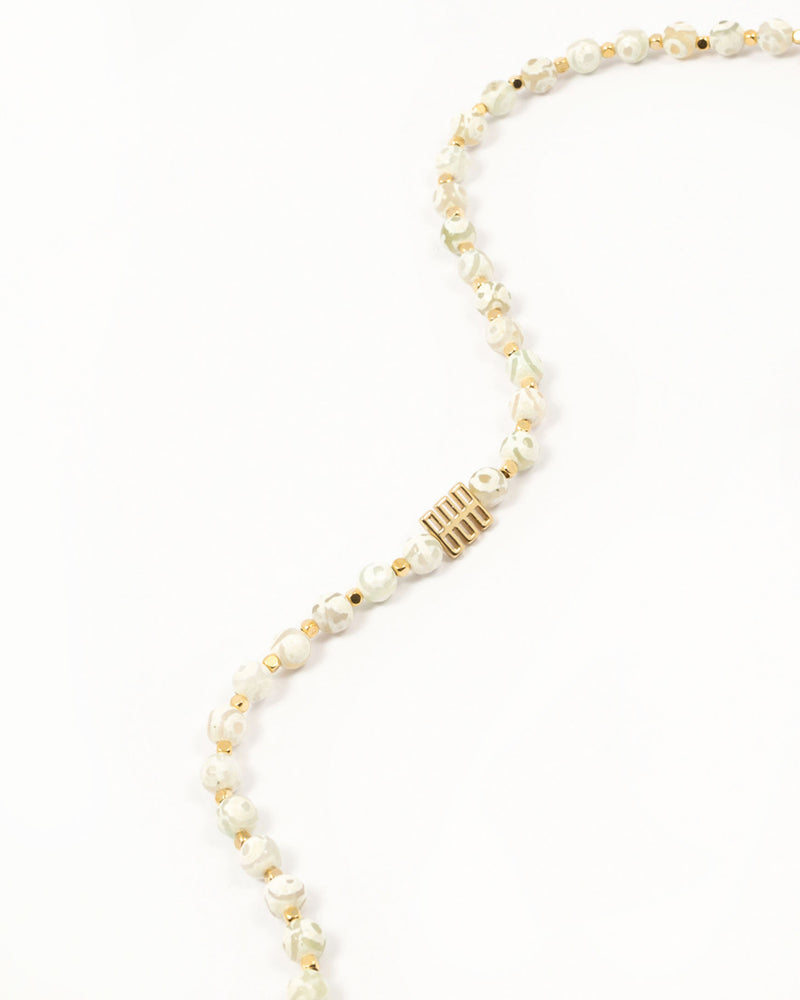 White Eye Necklace