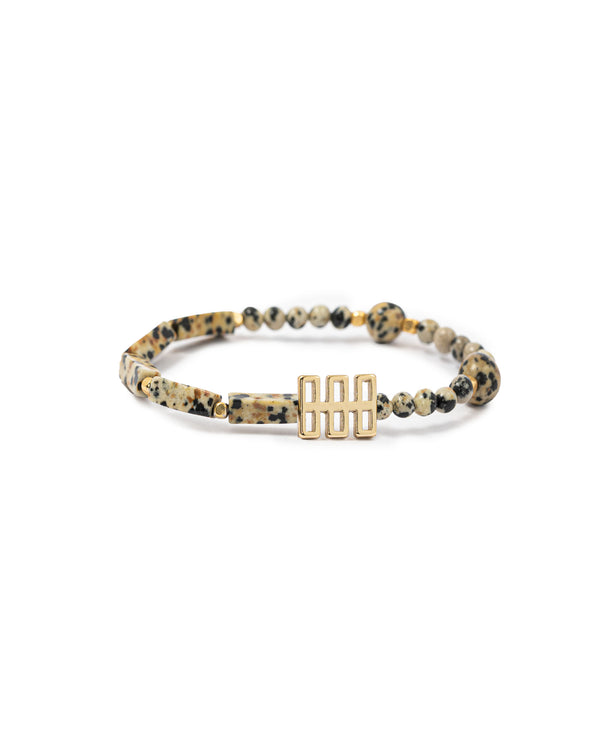 Dalmatian Jasper Mix Bracelet