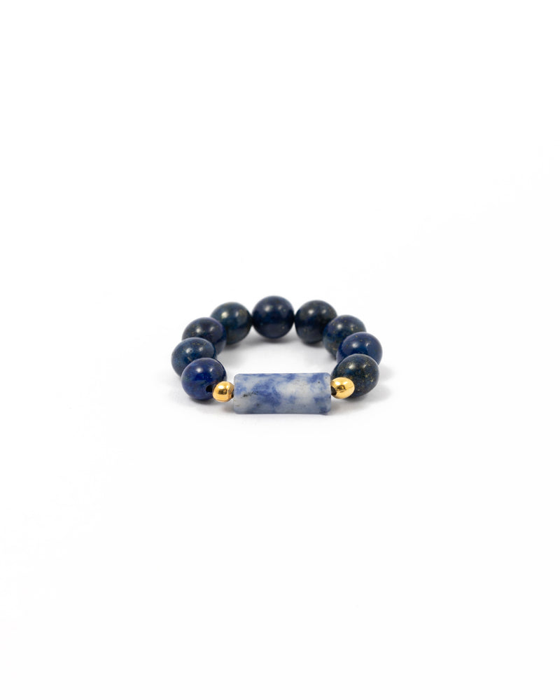 Lapis Lazuli Ring with Sodalite
