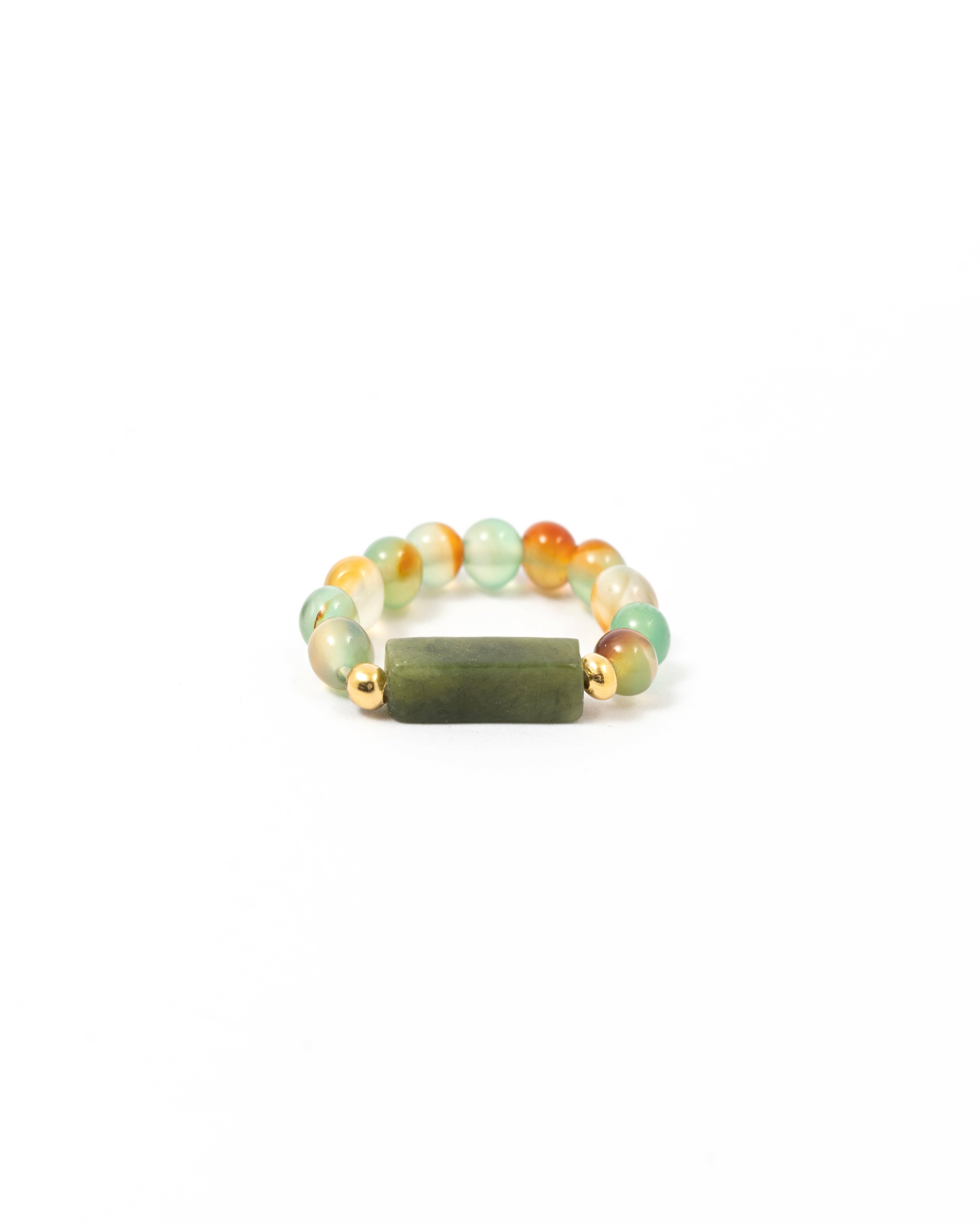 Another Colourful Agate Ring