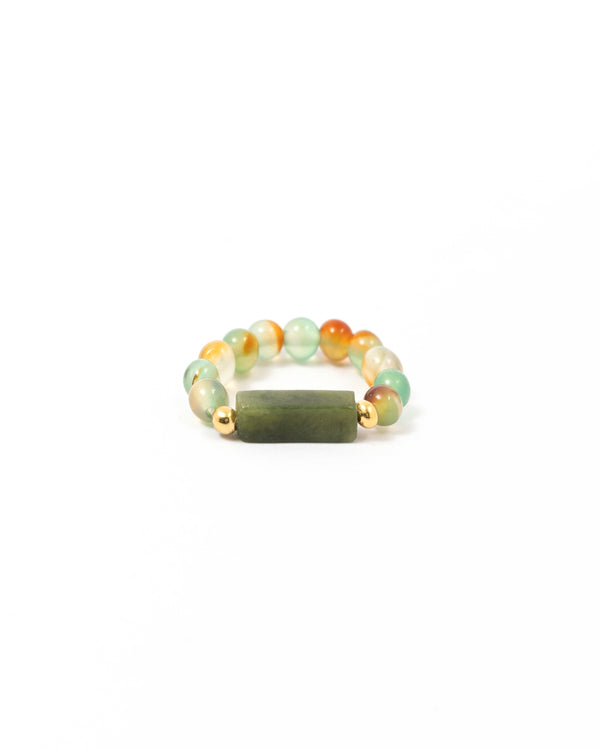 Another Colourful Agate Ring