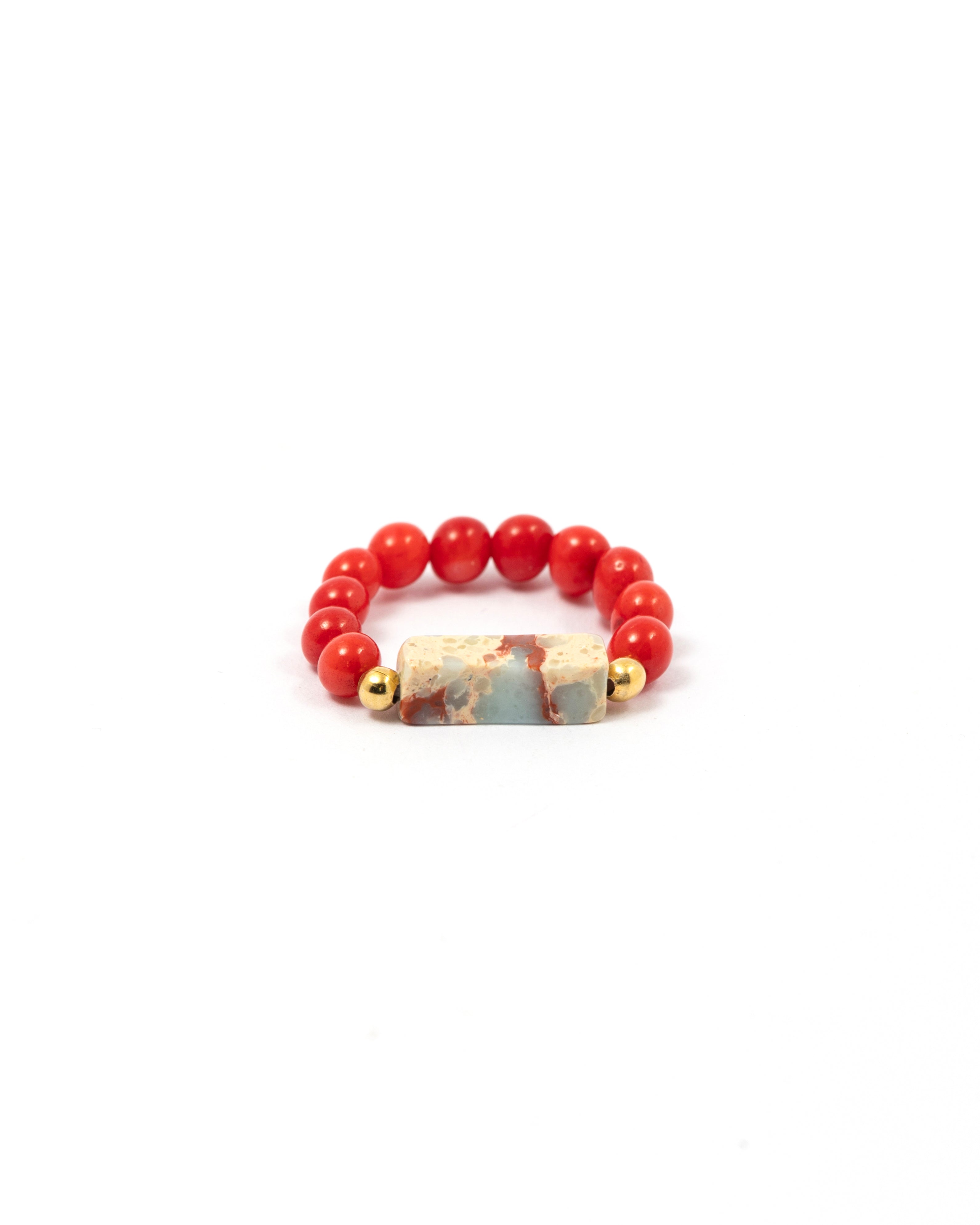 Red Coral Ring