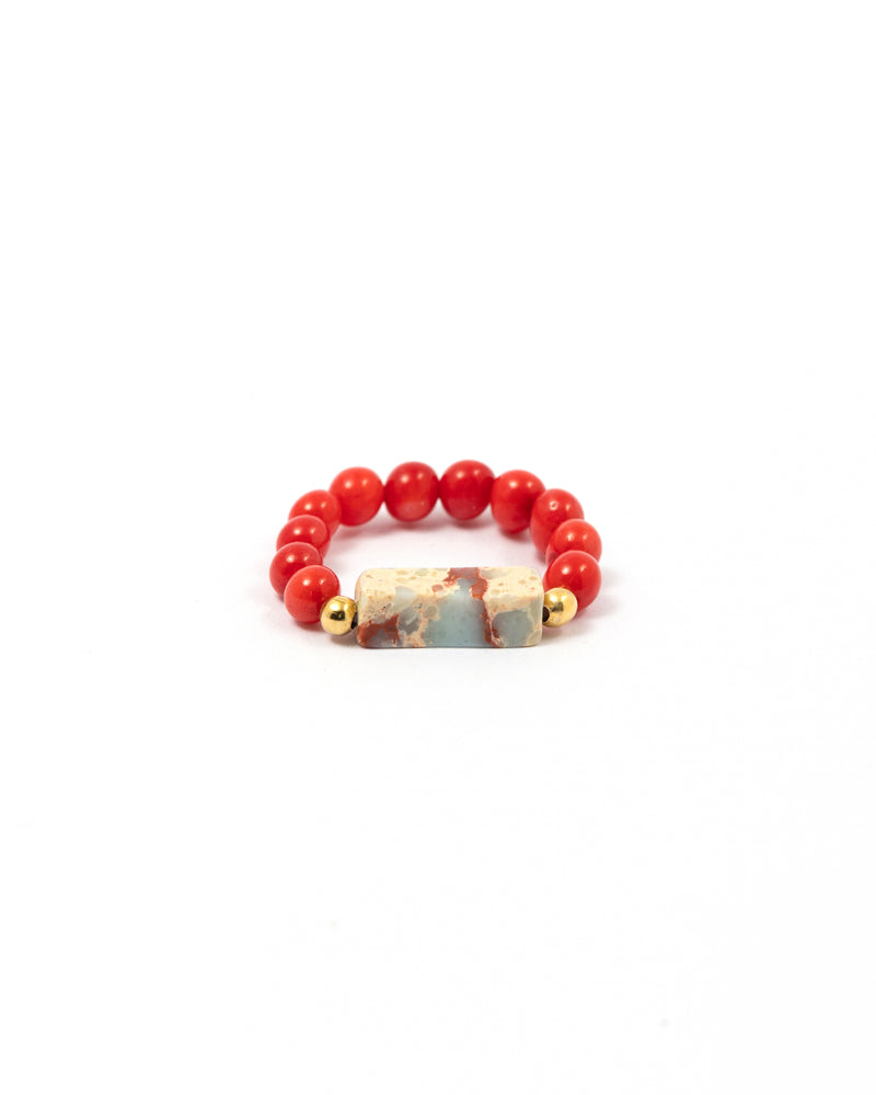 Red Coral Ring