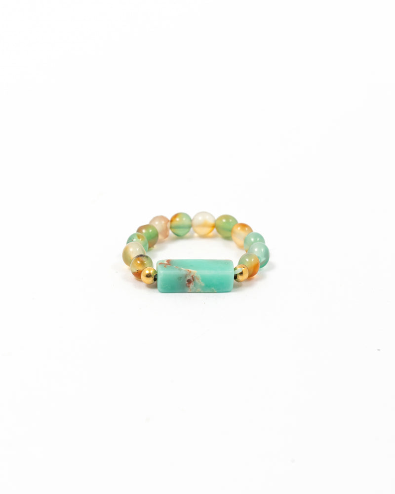 Colourful Agate Ring