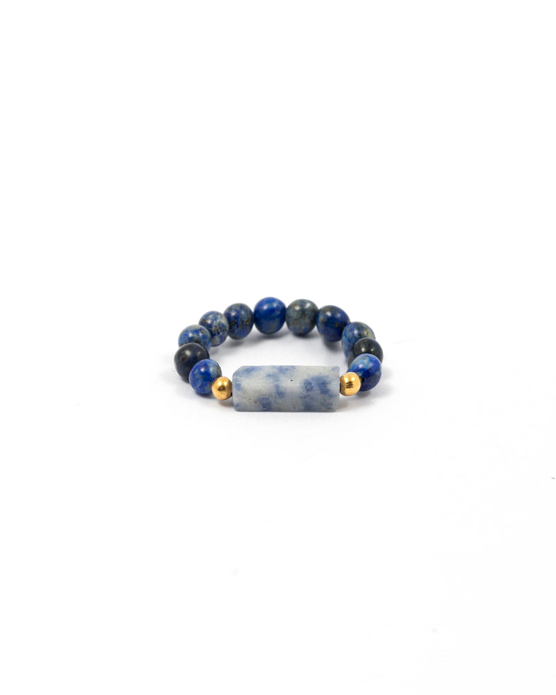 Lapis Lazuli Ring with Sodalite