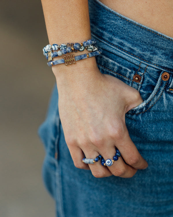 Lapis Lazuli Eye Ring