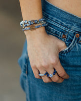 Green and Blue Eye Bracelet