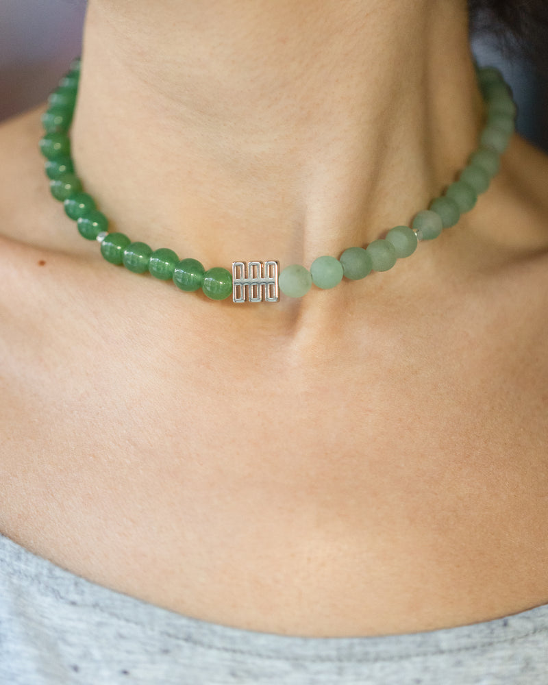 Double Aventurine Choker