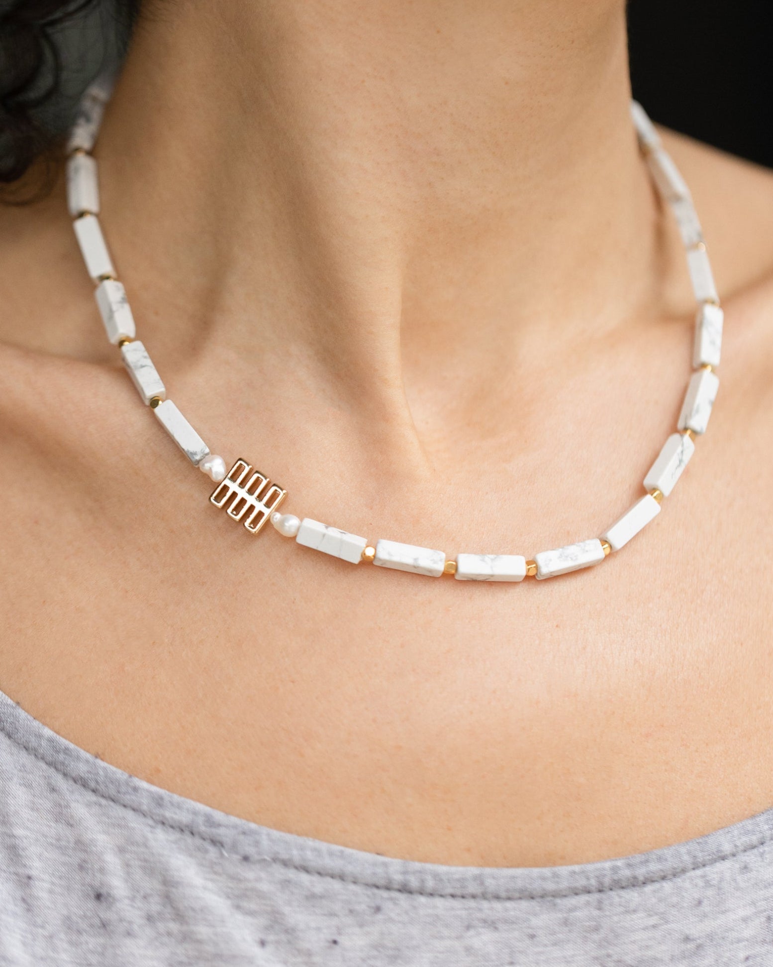 Howlite Necklace