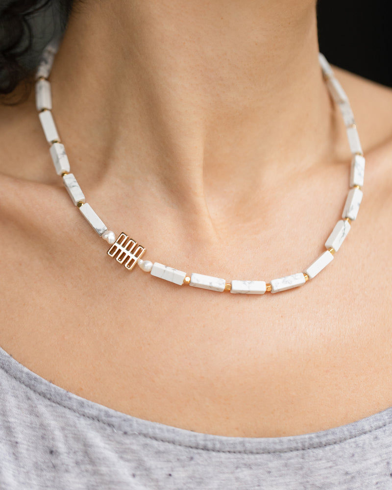 Howlite Necklace