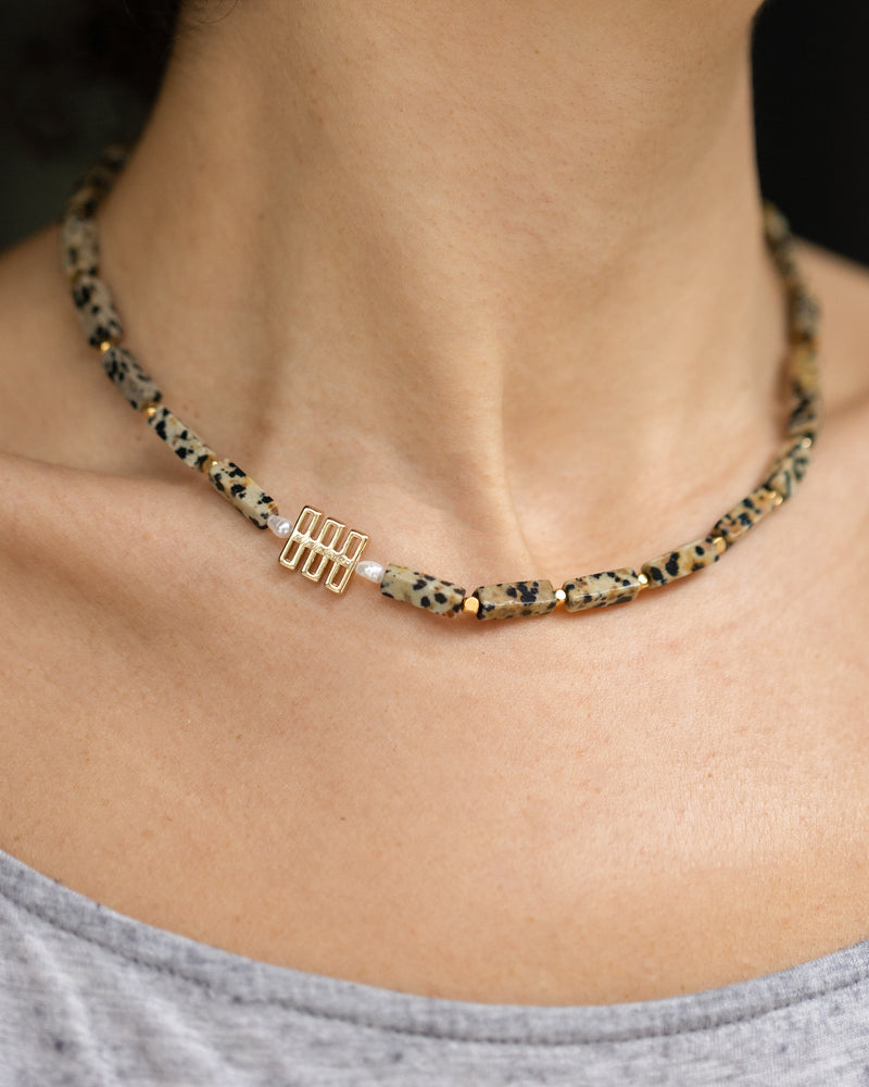 Dalmatian Jasper Necklace