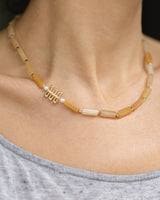 Yellow Quartz Necklace