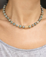 Green Eye Necklace