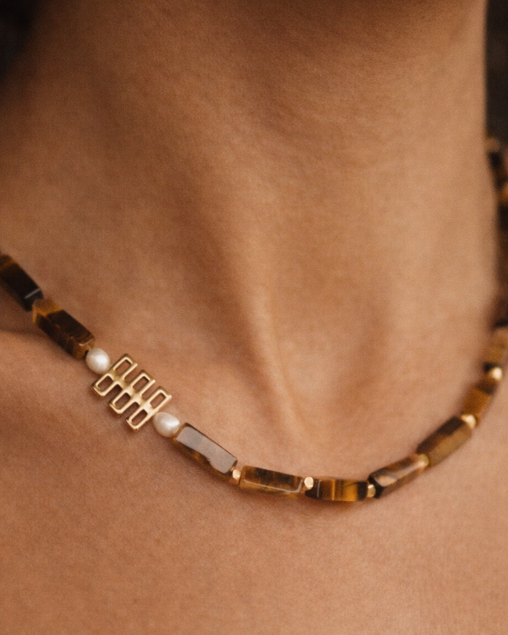 Brown Tiger Eye Necklace