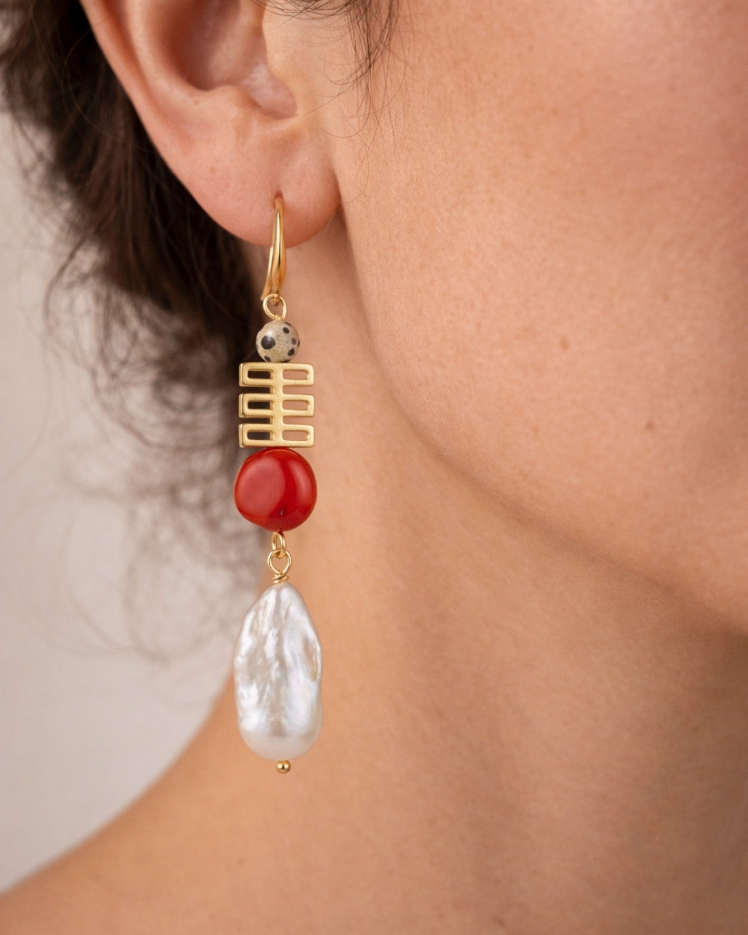 Scarlet Drop Earring