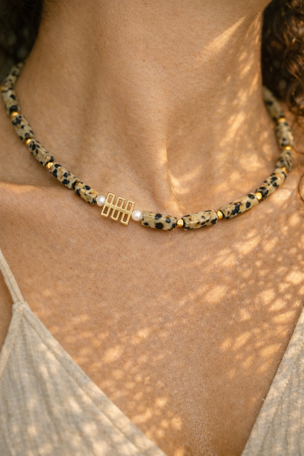 Dalmatian Jasper Necklace