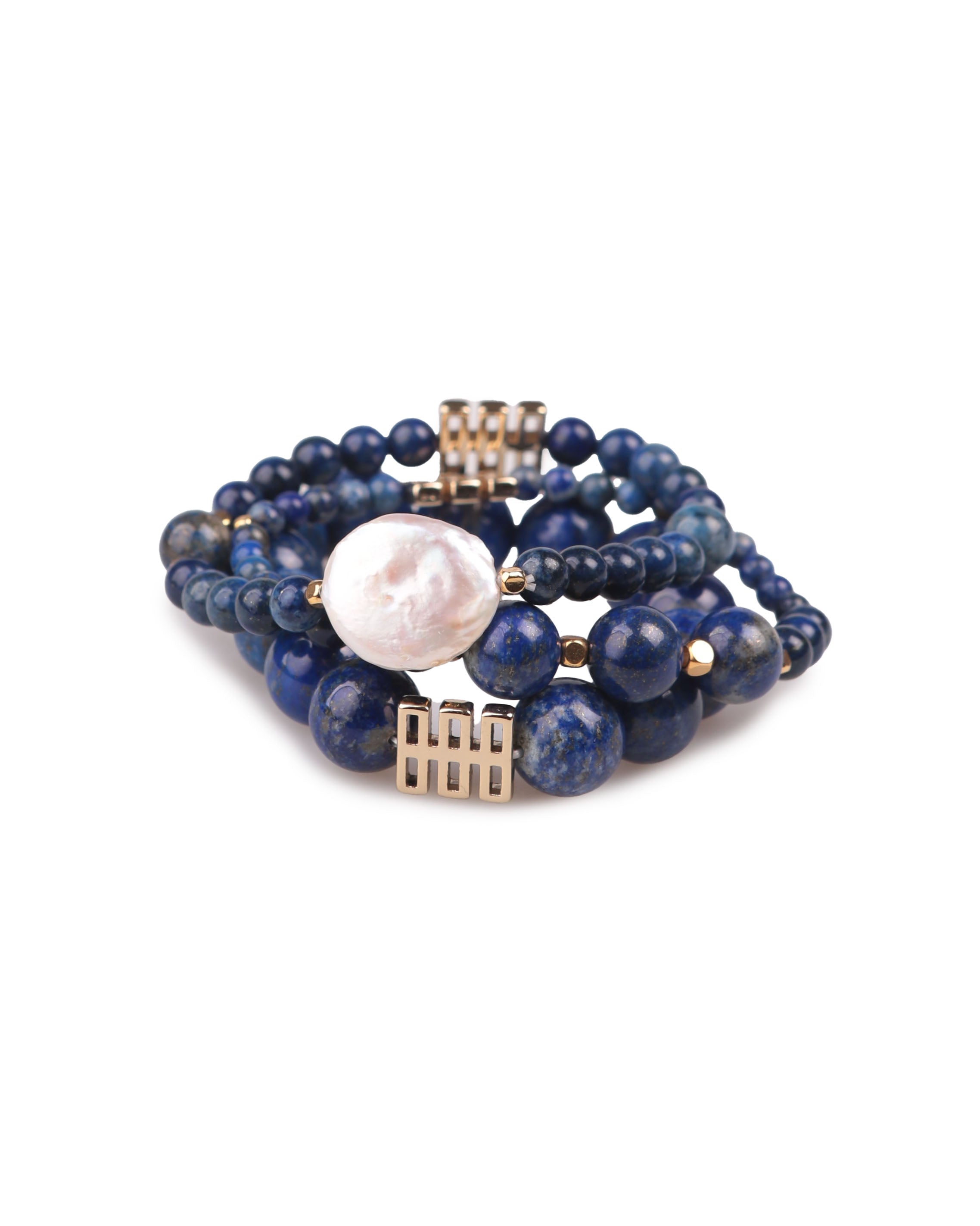 Lapis Lazuli Statement Bracelet