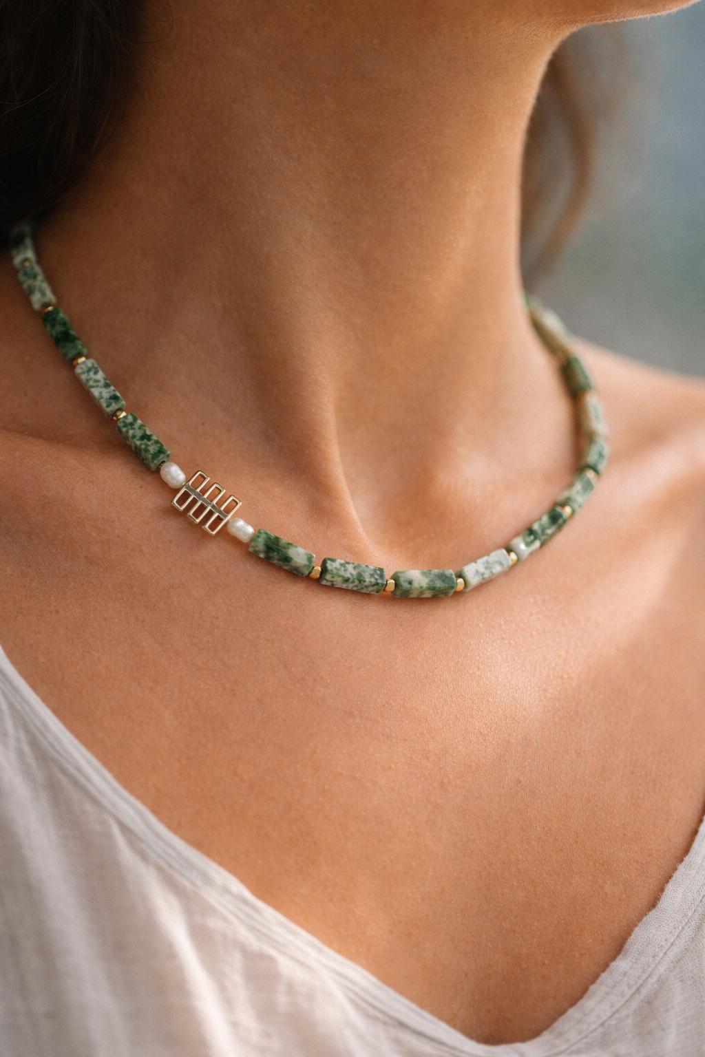 Tree Agate Necklace