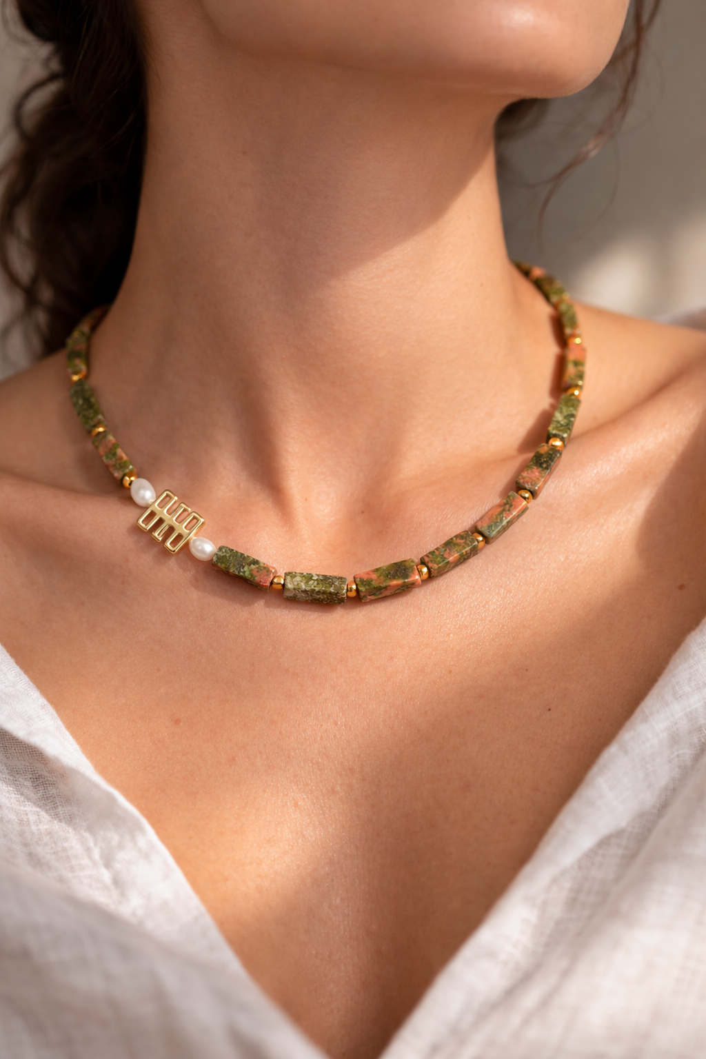 Unakite Necklace